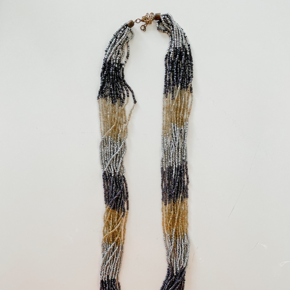 Anthropologie layered beaded necklace
